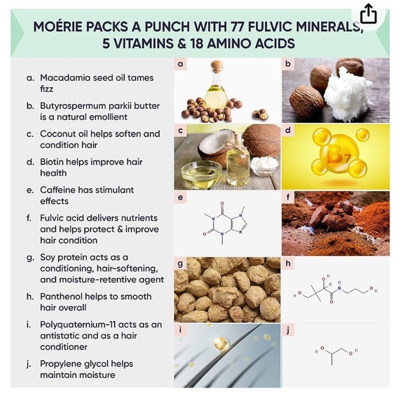 Moerie Ultimate Hair Growth & Repair Mask NIB! Supplement to Thicker Fuller Hair - Picture 8 of 8